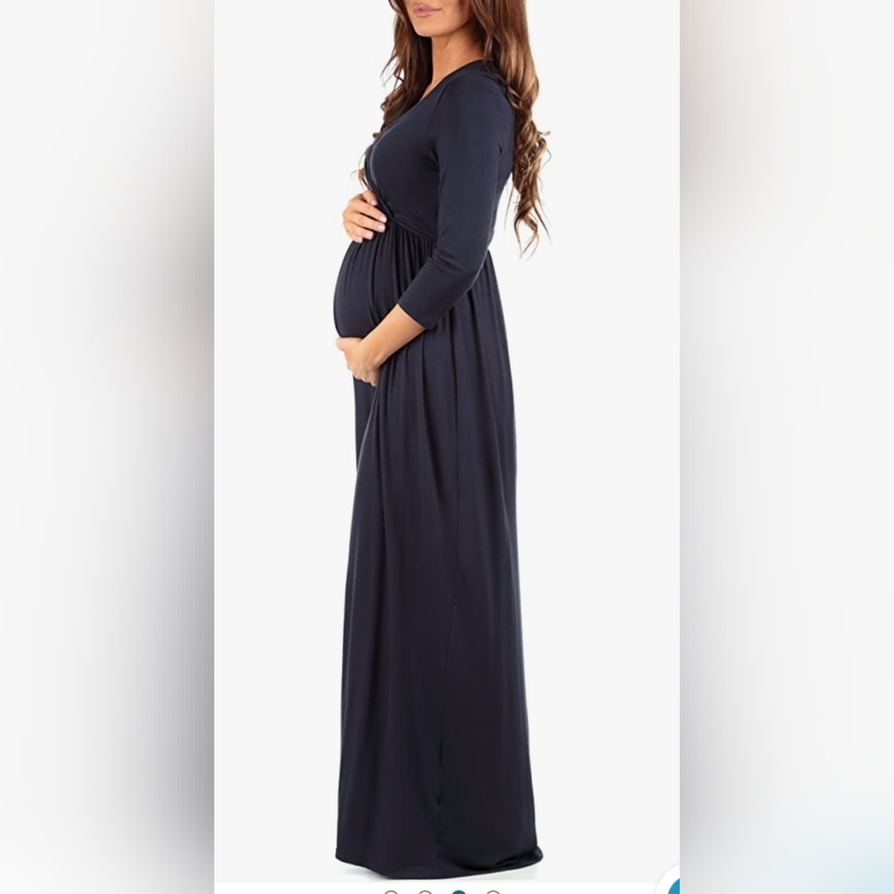 Mother Bee Maternity, Size M, Navy Blue